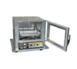 Eagle Group HCHNLSN-RA2.25-X Half-Size 1-Door Heated Holding Cabinet, Clear Polycarbonate Door, 8-Pan Capacity, Non-Insulated Aluminum, 37"-42"H 1 image