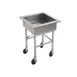 Eagle Group MSS2424-3VP Soak Sink, Mobile, 28"W X 28"D X 33"H 1 image