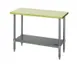 Eagle Group MT2496B Work Table, Wood Top, 96"W X 24"D, 1-3/4" Thick Hardwood Top 1 image