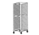 Eagle Group ODR-2320-3 20 Screen Front Loading Aluminum Mobile Donut Screen Rack 1 image