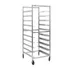 Eagle Group OTR-2810-A/W Panco 10 Pan End Load Aluminum Horizontal Oval Tray Storage Rack  1 image
