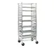 Eagle Group OUR-2624-2 24 Pan Aluminum Mobile Side Load Panco Utility Rack, Unassembled 1 image