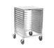 Eagle Group OUR-PZA-12A Panco Counter Height Pizza Dough Box Rack w/ 13 Pans 1 image