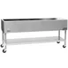 Eagle Group PCP-5 81" Mobile Serving Counter, Ice-cooled Cold Food Table with Galvanized, (5) Pan 1 image