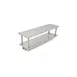 Eagle Group PTS-24108-2 Stainless Steel Eagle Pass-Thru Shelf with Overshelf - 108"W x 24"D 1 image