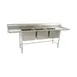 Eagle Group S16-20-3-18-X 103" Three Compartment Sink, 20"W x 20"L Bowl With 2 Drainboards 1 image