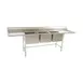 Eagle Group S16-20-3-18R-X 89" Three Compartment Sink, 20"W x 20"L Bowl w/Right-Hand Drainboard 1 image