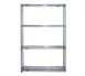 Eagle Group S4-63-2424V VALU-MASTER® Gray Epoxy 4-Tier Starter Shelving Unit - 24"W x 24"D x 63"H 1 image