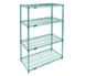 Eagle Group S4-63-2430E EAGLEgard® Hybrid Epoxy 4-Tier Starter Shelving Unit - 30"W x 24"D x 63"H 1 image