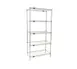 Eagle Group S5-86-2136C Chrome-Plated 5-Tier Wire Shelving Starter - 36"W x 21"D x 86"H 1 image