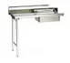 Eagle Group SDTL-48-16/4-X 48" Straight Soiled Dishtable w/ Left Table, Pre-Rinse Sink, 8" Backsplash 1 image