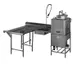 Eagle Group SDTLL-66-16/3 Soiled "L" Shaped Dishtable w/ Left Table, Island Design, 8" Backsplash 1 image