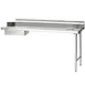 Eagle Group SDTR-60-16/4 60" Straight Soiled Dishtable w/ Right Table, Pre-Rinse Sink, 8" Backsplash 1 image