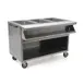 Eagle Group SPHT4OB-208-3 63" Spec-Master® Sealed Well Hot Food Table, (4) Pan Capacity 1 image