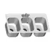 Eagle Group SR14-16-9.5-3 Self-Rimming Drop-In Sink, Three Compartment 1 image