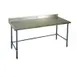Eagle Group T2424GTEM-BS 24" Open Base Work Table, Galvanized Base / 4-1/2" Backsplash 1 image
