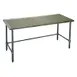 Eagle Group T2424GTEM 24" Open Base Work Table, Galvanized Base / Flat Top 1 image