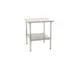 Eagle Group T3060SEB-3VP 60" Open Base Work Table with Undershelf, Flat Top / 16 Gauge Top - Flyer 1 image