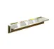 Eagle Group TS-DB-HT4 Tray Shelf, 63-1/2"W X 10"D, Solid, Drop Brackets 1 image