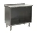 Eagle Group UOB2472SE Cabinet Base Open Front Work Table with Upturn, 72"W x 24"D / 14 Gauge Top  1 image