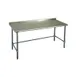 Eagle Group UT2430GTE 30" Open Base Work Table with Side & Rear Crossrails, 1-1/2" Backsplash 1 image
