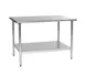 Eagle Group UT3024B-1X 30" Open Base Work Table with Undershelf, 1-1/2" Backsplash / Flyer 1 image