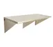 Eagle Group UWT3048SE Wall-Mount Work Table, 48" X 30" - Upturn / 14 gauge 1 image