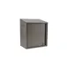 Eagle Group WCH4-24C-L 24" 400 Stainless Steel Enclosed Wall Mounted Cabinet w/ Left Hinged Door 1 image