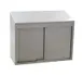 Eagle Group WCS-96 96" Stainless Steel Enclosed Wall Mounted Cabinet w/ Sliding Doors 1 image