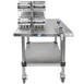 Edlund EDCS-2M Can Opening Station, Mobile, 24"W X 24"D X 34"H, Sg-2 Can Opener 1 image