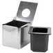 Edlund CSR-016B Cold Pan Box 1/6 Enclosure Hinged Lid W/Hole, Black Insert Steel Base, 41°F Up To 8H 3 image