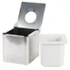 Edlund CSR-016W Pan Box, 1/6 Enclosure, Hinged Lid with Hole, 41°F (4°C) 8 Hours Without Ice, Safe 3 image