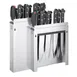 Edlund KR-699 Knife Rack, 12" Skirt, Steel, 8 Chef + 2 Small + 1 Steel + 1 Scissors, NSF Approved 2 image