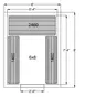 Quantum WR74‐2460P/1460P Wire Shelving Package for Walk-Ins 6x8 1 image