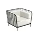emu 1080 Cannolè Lounge Armchair, Steel Wire Back & Steel Seat - Indoor/Outdoor 1 image