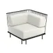 emu 1084 Cannolè Lounge Corner Module, Steel Wire Back & Steel Seat - Indoor/Outdoor 1 image