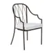 emu 1202 Como Stacking Hi-Back Arm Chair w/ Steel Wire Back & Steel Seat - Outdoor / Indoor  1 image