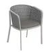 emu 1214 Aluminum Carousel Armchair w/ Synthetic Flat Rope Back - Outdoor / Indoor  1 image