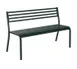 emu 158 50-1/2" Segno Stacking Bench w/ Steel Slats Back & Steel Seat - Outdoor / Indoor 1 image