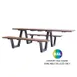 emu 1821ARAL Sid Rectangular Outdoor Picnic Table - 70" x 96" x 30"H Overall, ADA Compliant 1 image