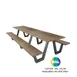 emu 1821RAL Sid Rectangular Outdoor Picnic Table - 70" x 96" x 30"H Overall 1 image