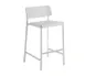 emu 253 Shine Stacking Barstool w/ Slat Seat& Solid Back - Indoor/Outdoor 1 image