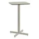 emu 258-T71 Shine Square Outdoor Bar Table w/ Taupe HPL Top - 24" x 24" x 41-1/2"H 1 image