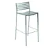 emu 264 Segno Stacking Barstool w/ Steel Ladder Pattern Back & Seat- Indoor/Outdoor 1 image