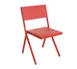 emu 410 Mia Outdoor Stacking Side Chair w/ Aluminum Seat & Back 1 image