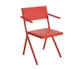 emu 411 Mia Stacking Armchair w/ Aluminum Back & Seat - Outdoor/Indoor 1 image