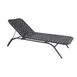 emu 504 Yard Outdoor Chaise w/ Woven Elastic Straps, Aluminum with Powder Coat Finish 1 image