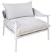 emu 729 Terramare Lounge Armchair w/ Aluminum Seat & Eco-Leather Back - Outdoor/Indoor 1 image