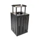 emu 886 Outdoor/Indoor Square Dado Litter Bin - 22"W x 22"D x 45"H 1 image