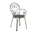 emu 910 Pigalle Stacking Armchair w/ Steel Design Pattern Back & Steel Seat - Outdoor/Indoor 1 image